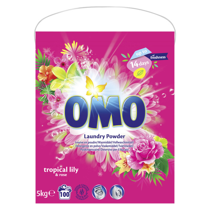 Tvättmedel Pulver 5 kg OMO